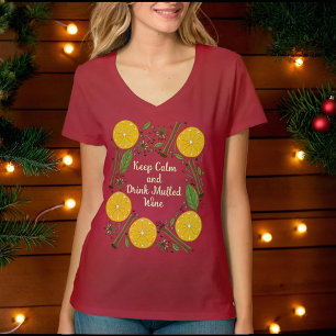Christmas mulled wine spicy red T-Shirt