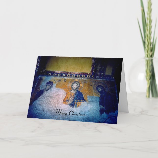 christmas mural holiday card (Front)