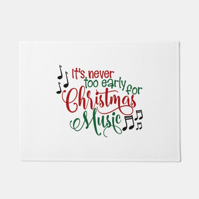 Christmas Music Doormat (Front)