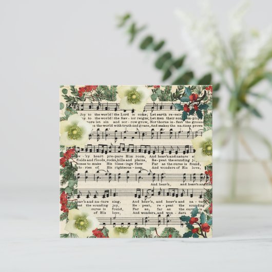 Christmas Music, Joy to the World, (Standing Front)