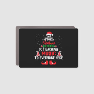 Christmas Music Teachers , Funny Teachers Car Magnet