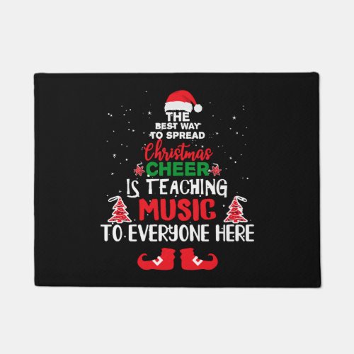Christmas Music Teachers  Funny Teachers Doormat