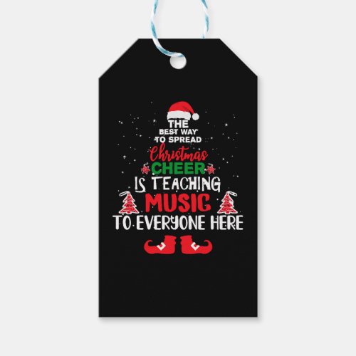 Christmas Music Teachers  Funny Teachers Gift Tags