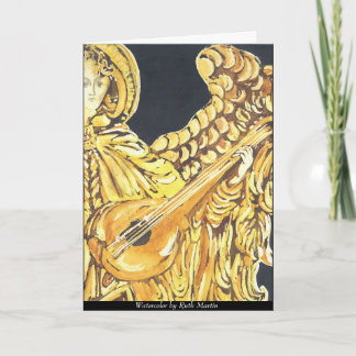 Christmas Musical Angel Holiday Card