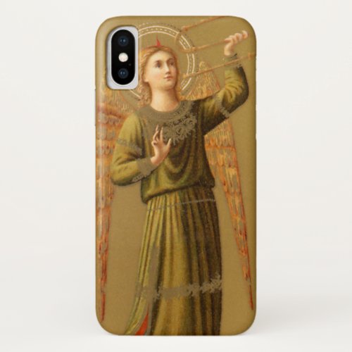 Christmas Musician Angels Vintage Renaissance iPhone X Case