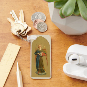 Christmas Musician Angels, Vintage Renaissance Keychain