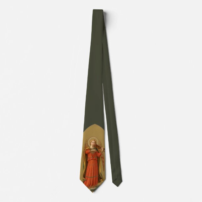 Christmas Musician Angels, Vintage Renaissance Tie (Front)