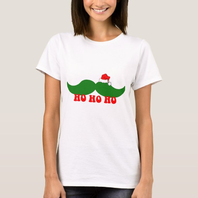 Christmas mustache T-Shirt (Front)