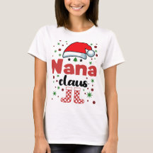 Christmas Nana Family Wife Santa Hat