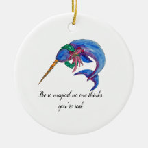 Christmas narwhal