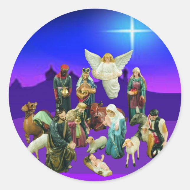 Christmas Nativaty Scene Stickers (Front)