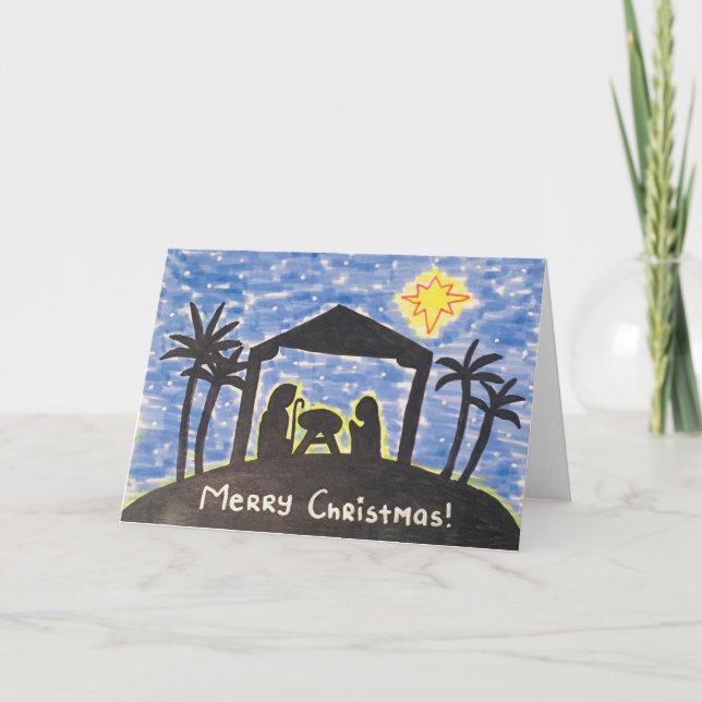 Christmas Nativity Announcement (Front)