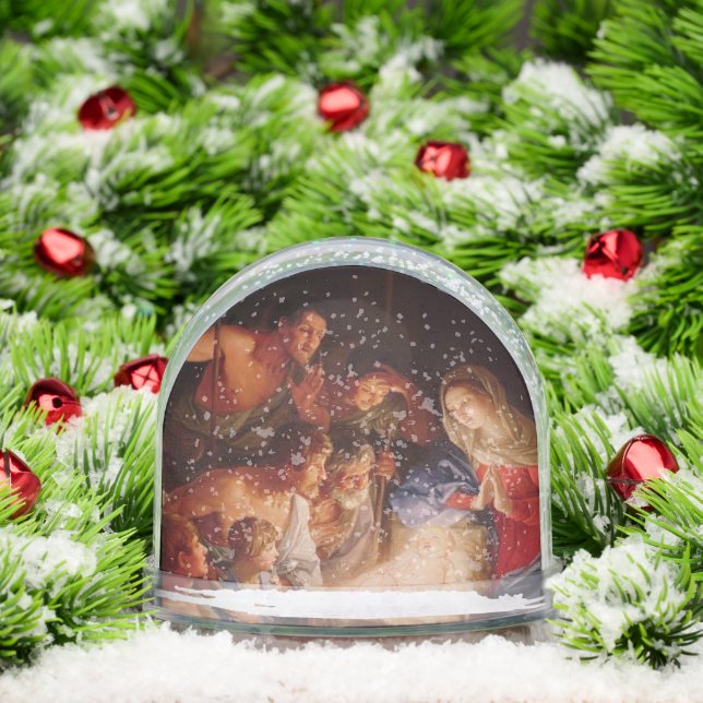Christmas Nativity Art Snow Globe (Christmas)