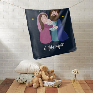 Christmas Nativity Baby Blanket