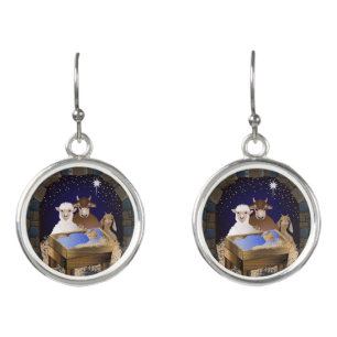 Christmas Nativity Baby Jesus Earrings