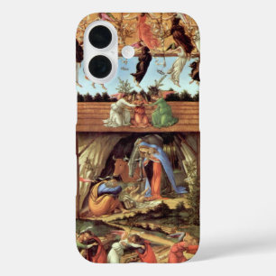 Christmas Nativity, Birth of Christ by Botticelli iPhone 16 Case