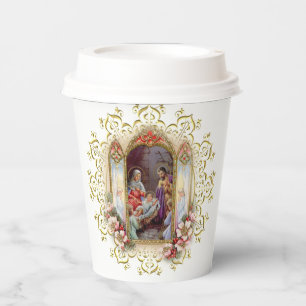 Christmas Nativity Birthday Party for Jesus Paper Cups