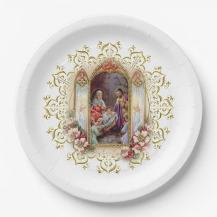 Christmas Nativity Birthday Party for Jesus Paper Plates
