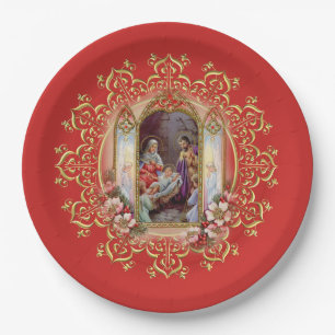 Christmas Nativity Birthday Party for Jesus Paper Plates