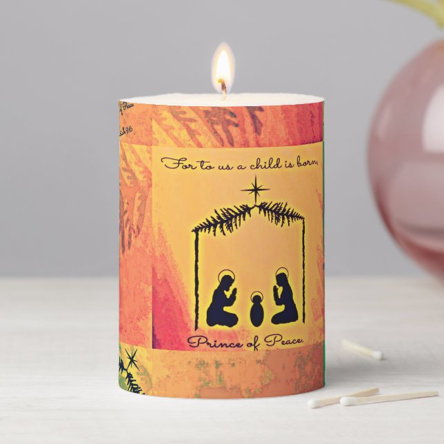 Christmas Nativity Candle (In Situ)