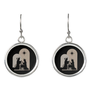 Christmas Nativity Earrings