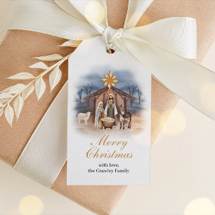 Christmas Nativity Gift Tag