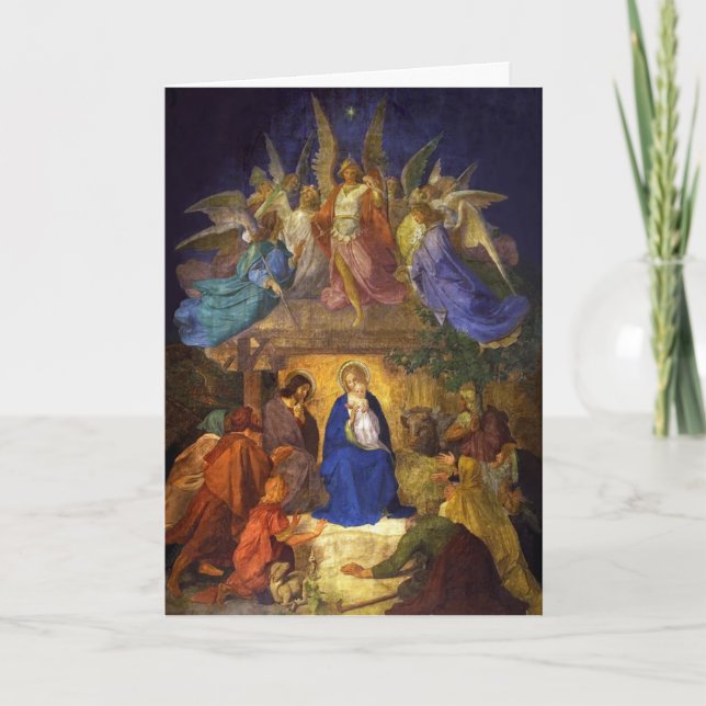 Christmas Nativity Greeting Card Ernst Deger (Front)