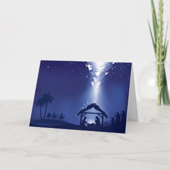 Christmas Nativity Holiday Card | Zazzle