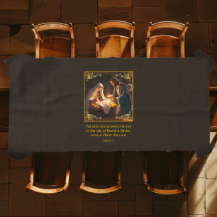 Christmas Nativity Holy Family Religious Tablecloth