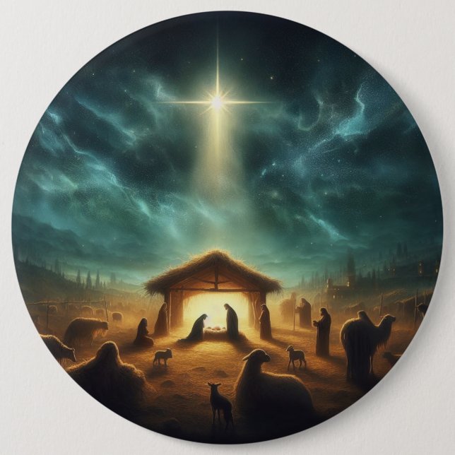 Christmas/Nativity/Jesus Button (Front)