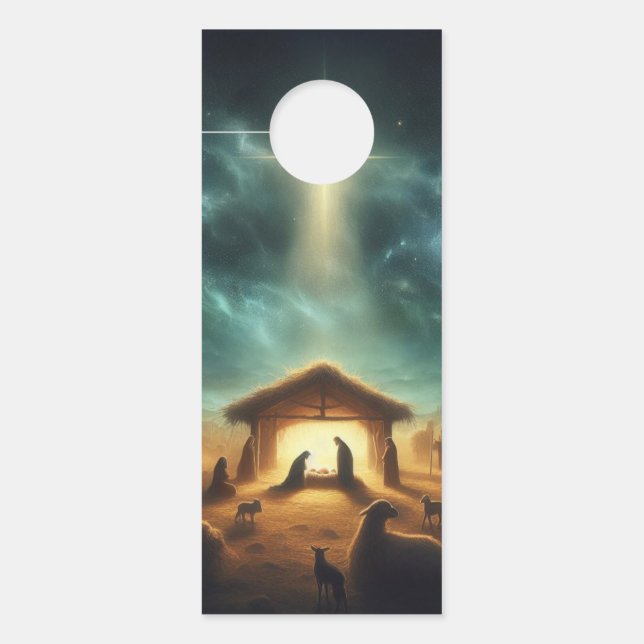 Christmas/Nativity/Jesus Door Hanger (Front)