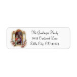 Christmas Nativity Jesus Mary Joseph Label<br><div class="desc">Celebrate the birthday of Jesus with our beautiful Christmas Nativity address label design with the Blessed Virgin Mary,  Baby Jesus,  and St. Joseph.  For further customization,  please click the "Customize it" button and use our design tool to modify this template.</div>