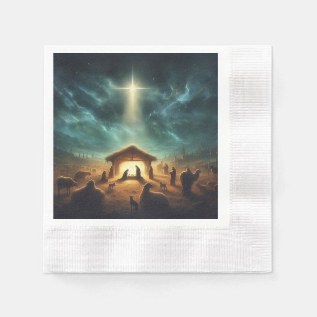 Christmas/Nativity/Jesus Napkins (Front)