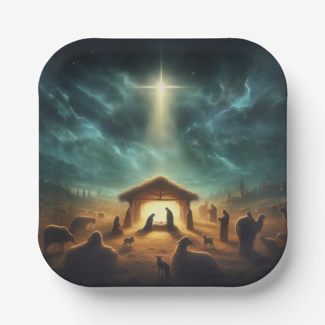 Christmas/Nativity/Jesus Paper Plates (Front)
