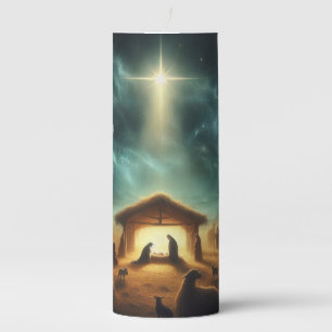 Christmas/Nativity/Jesus Pillar Candle