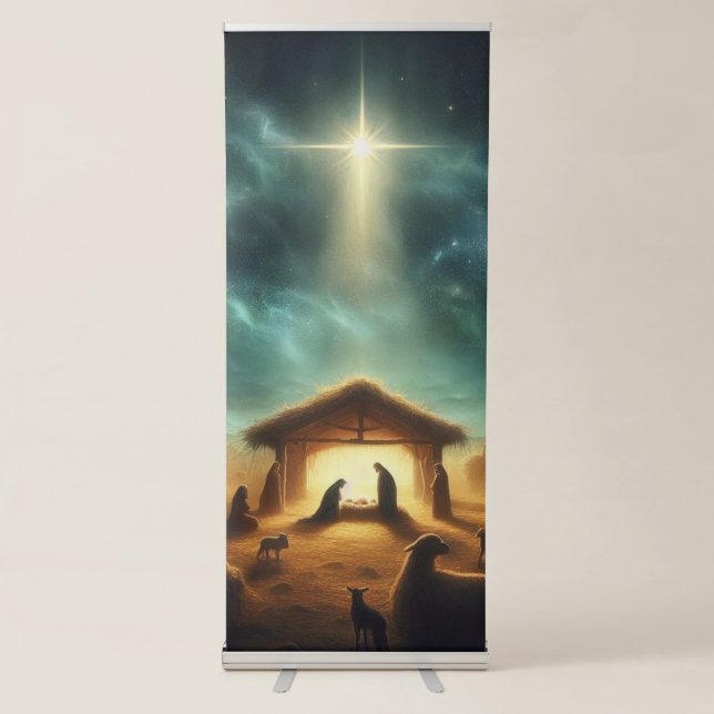 Christmas/Nativity/Jesus Retractable Banner (Front)