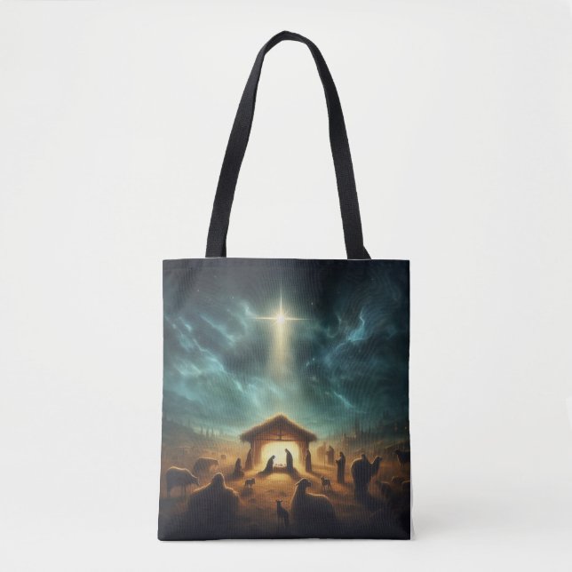 Christmas/Nativity/Jesus Tote Bag (Front)