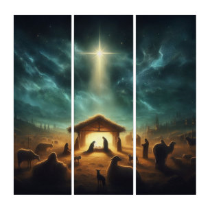 Christmas/Nativity/Jesus Triptych
