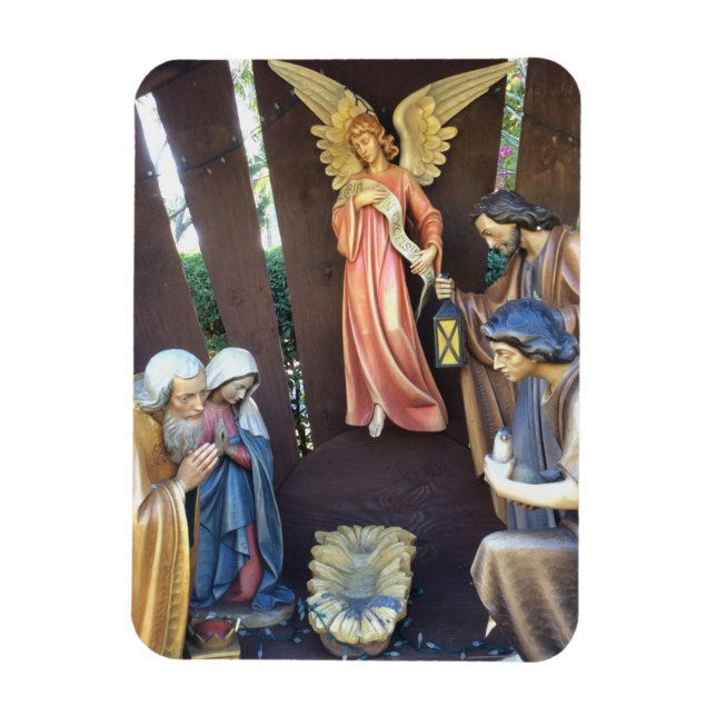 Christmas Nativity. M,J,Angel. Sanibel Is., USA.  Magnet (Vertical)