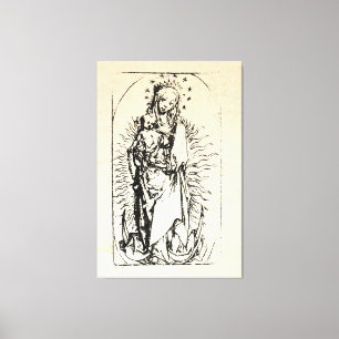 Christmas Nativity Madonna and Child Virgin Mary   Canvas Print