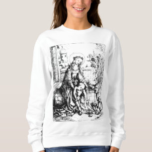 Christmas Nativity Madonna and Child Virgin Mary Sweatshirt