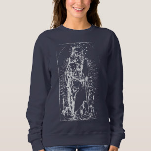Christmas Nativity Madonna and Child Virgin Mary Sweatshirt