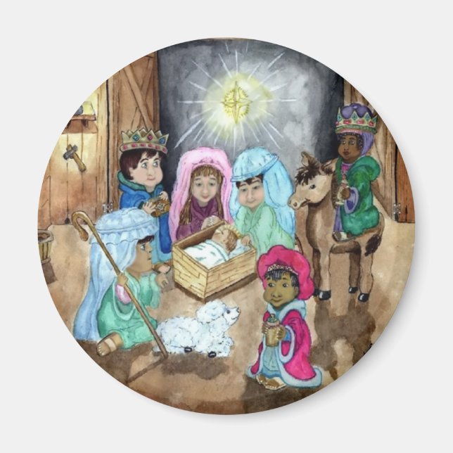 Christmas Nativity Magnet (Front)