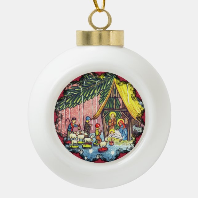 Christmas Nativity Ornament (Front)