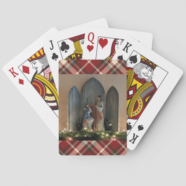 Christmas Nativity  Poker Cards (Back)