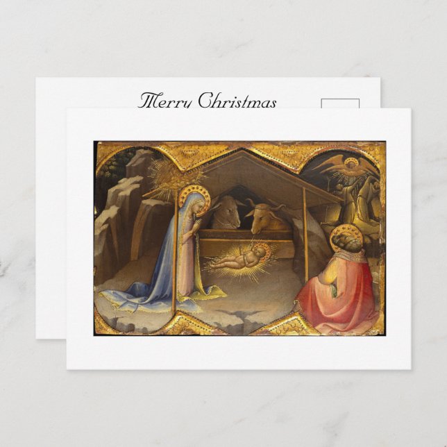 Christmas Nativity Post Card (Front/Back)