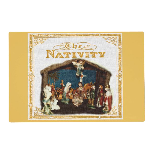 Christmas Nativity Reversible Placemats (Front)