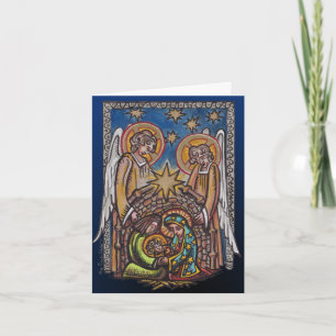 Christmas Nativity Scene Greeting Card
