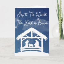 Christmas Nativity Scene Joy to the World