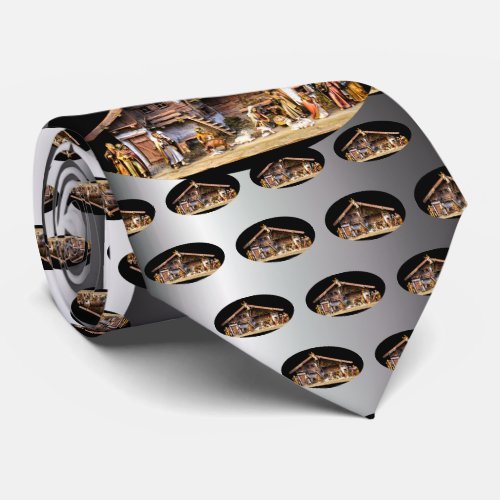 Christmas Nativity Scene Neck Tie